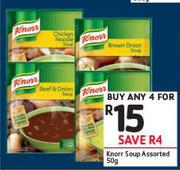 Knorr Soup Assorted-4X50gm