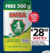 Iwisa No1 Super Maize Meal-5.5Kg
