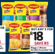 Maggi 2-Minute Noodles Assorted-5X73gm