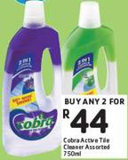 Cobra Active Tile Cleaner-2x750ml
