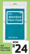 PnP Absorbent Floor Cloth 40x50cm