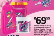 Vanish Power O2 Value Pack 650g Or Stain Removal 400g-Each