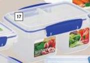 Sistema 1Ltr Split Rectangular Foodsaver