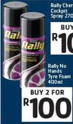 Rally No Hands Tyre Foam-2x400ml