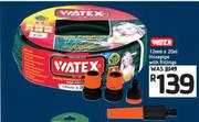 Watex 12mm x 20m Hosepipe With Fittings
