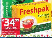 Freshpak Rooibos Tagless Teabags-80's