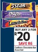 Cadbury Chocolate Bar Assorted-3's