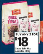 Sasko Bake Mix Assorted-2 x 500g
