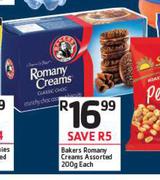 Bakers Romany Creams Assorted-200g Each