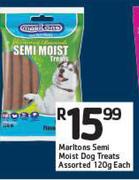 Marltons Semi Moist Dog Treats-120g Each