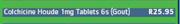 Cochicine Houde 1mg Tablets 6s (Gout)