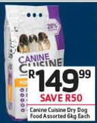 Canine Cuisine Dry Dog Food-6kg Each