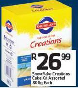 Snowflake Creations Cake Kit Assorted-800g Each