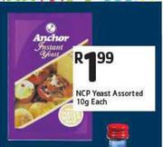NCP Yeast Assorted-10g Each