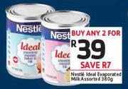 Nestle Ideal Evaporated Milk Assorted-2 x 380g