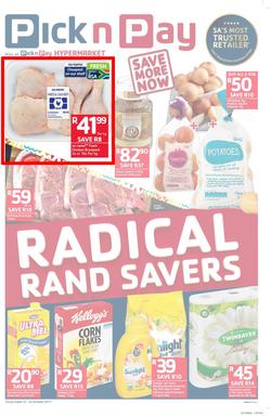 Pick n Pay Western Cape : Radical Rand Savers (10 Oct - 22 Oct 2017), page 1