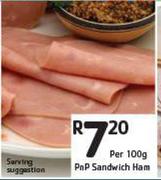 PnP Sandwich Ham-Per 100g
