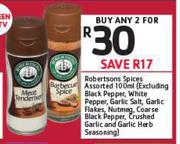 Robertsons Spices Assorted-2 x 100ml