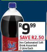  Jive Carbonated Soft Drink Assorted-2Ltr Each