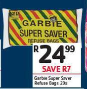 Garbie Super Saver Refuse Bags-20s
