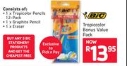 Bic Tropic Color Bonus Value Pack
