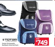 Totem Amigo Orthopaedic Backpack Assorted-Each