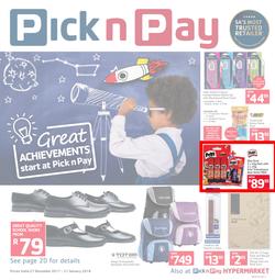 Pick N Pay : Back To School (27 Dec 2017 - 21 Jan 2018), page 1