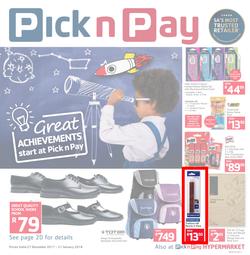 Pick N Pay : Back To School (27 Dec 2017 - 21 Jan 2018), page 1
