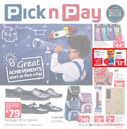 Pick N Pay : Back To School (27 Dec 2017 - 21 Jan 2018), page 1