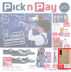 Pick N Pay : Back To School (27 Dec 2017 - 21 Jan 2018), page 1