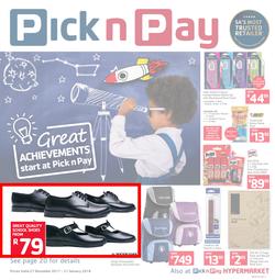 Pick N Pay : Back To School (27 Dec 2017 - 21 Jan 2018), page 1