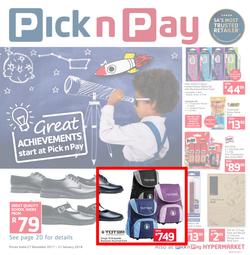 Pick N Pay : Back To School (27 Dec 2017 - 21 Jan 2018), page 1
