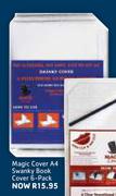 Magic Cover A4 Swanky Book Cover 6 Pack