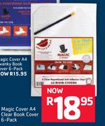 Magic Cover A4 Clear Book Cover 6 Pack