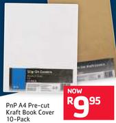 PnP A4 Pre Cut Kraft Book Cover 10 Pack