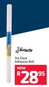Butterfly 5m Clear Adhesive Roll