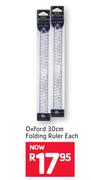 Helix Oxford 30cm Folding Ruler-Each