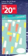 Colour Me A4 Book Jackets 5-Pack