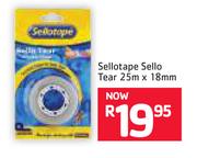 Sellotape Sello Tear 25mm x 18mm