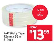 PnP Sticky Tape 12mm x 65mm 3-Pack