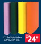 PVC Ring Binder File-Each