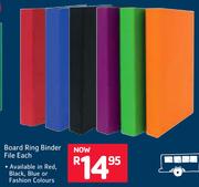 Board Ring Binder File-Each