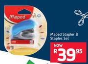 Maped Stapler & Staples Set