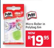Pritt Micro Roller In Polybag 6m