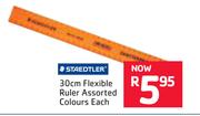 Saedtler 30cm Flexible Ruler Assorted Colours-Each