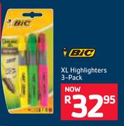 BIC XL Highlighters 3-Pack