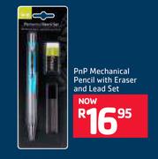 PnP Mechanical Pencil With Eraser And Lead Set