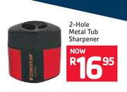 2-Hole Metal Tub Sharpener