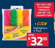 BIC Highlighters 4-Pack