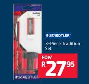Staedtler 3-Piece Tradition Set